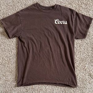 Brown Coors Men's Medium Sized T-Shirt
